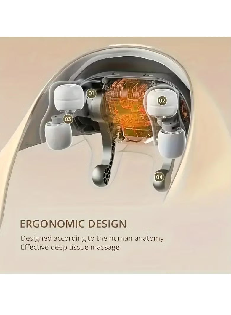 Neck & Shoulder Massager – Deep Kneading Wrap for Tension Relief & Circulation Boost