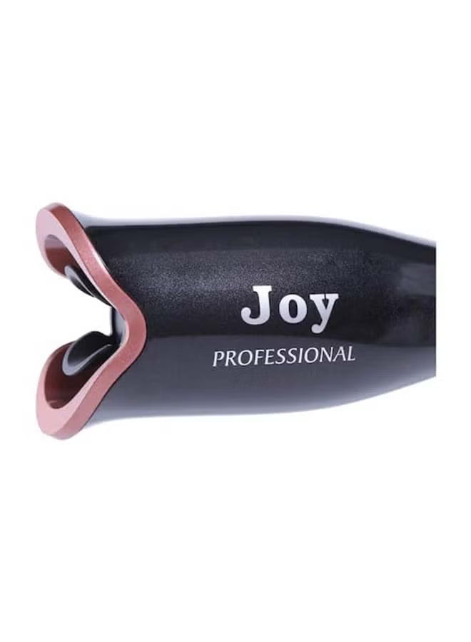 JOY PROFESSIONAL Hair Curler - Black & Rose Gold Curling Iron for Long-Lasting, Salon-Style Curls