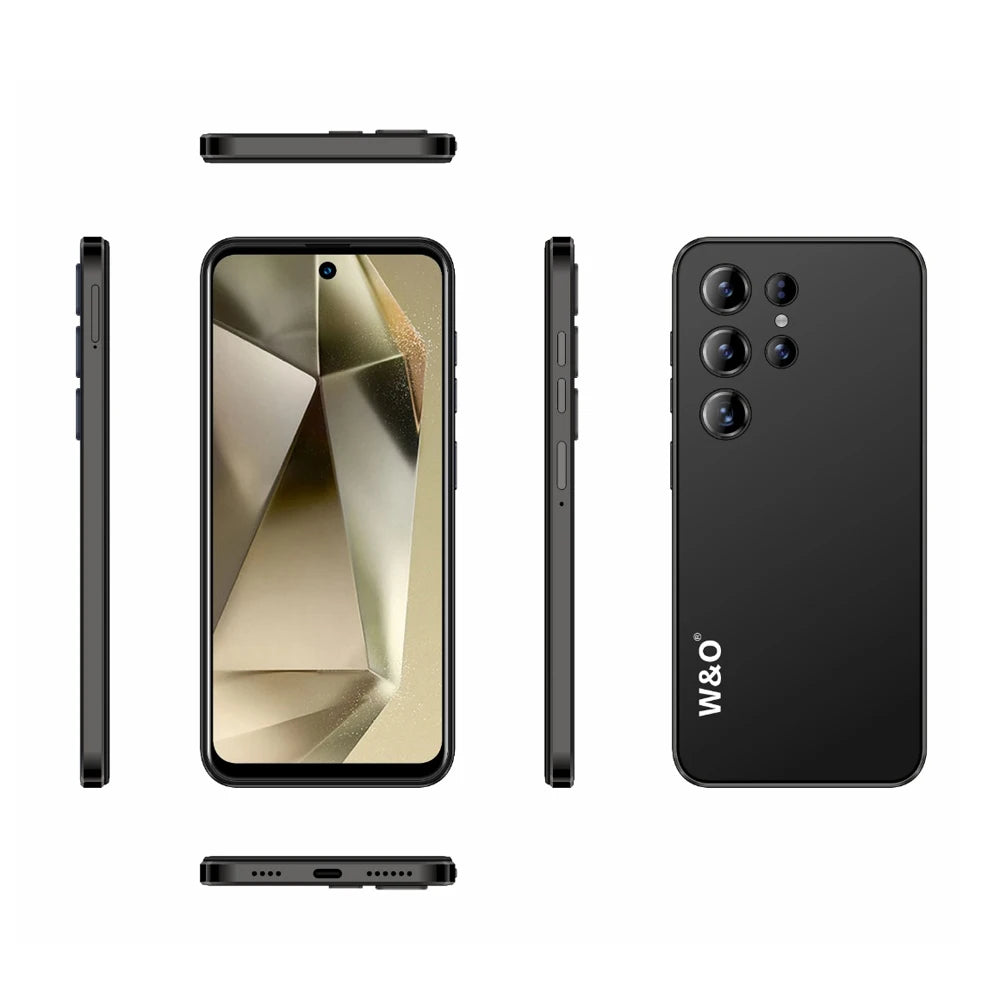 W&O X18 5G Smartphone – 8GB RAM + 128GB ROM, 6.6″ HD Display, Dual SIM, 5200 mAh Battery, Android 14 Mobile Phone
