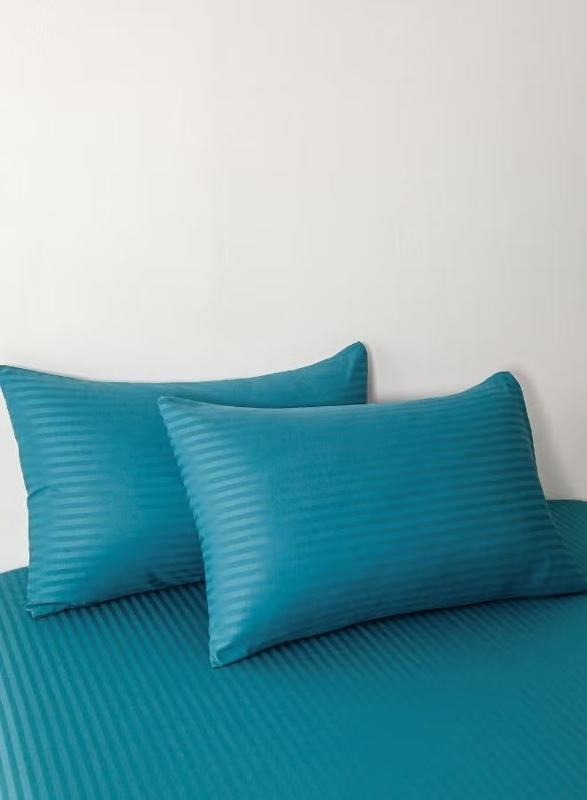 Premium King Size 6-Piece Bedding Set - Blue Stone