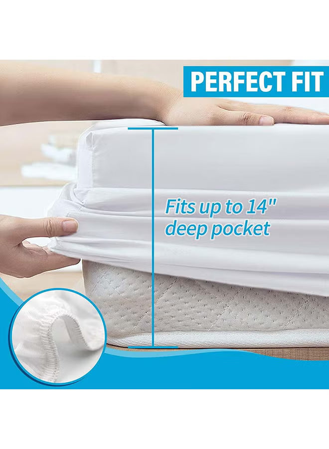 WATERPROOF MATTRESS PROTECTOR – PREMIUM 3-LAYER PROTECTION