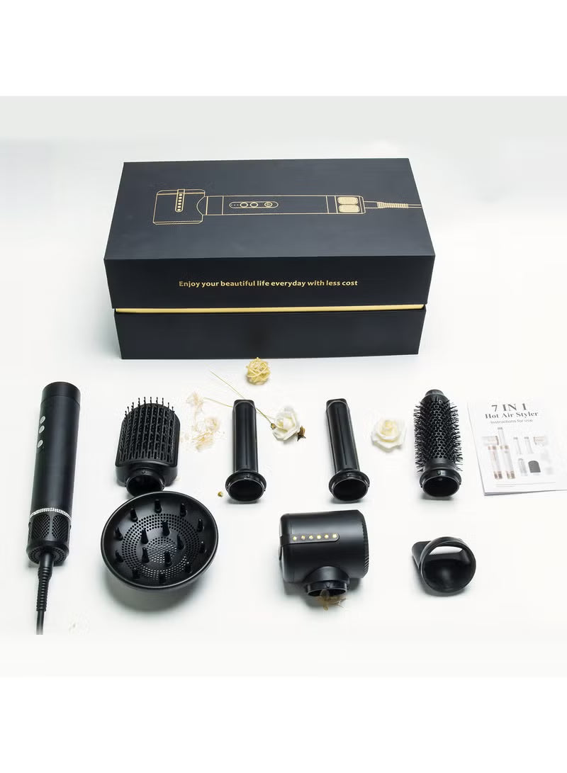 7-in-1 High-Speed Hair Styler & Dryer Brush – 110,000 RPM | Multi-Function Hot Air Brush