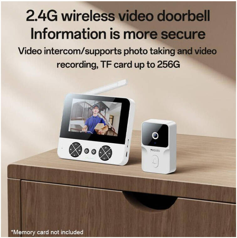Wireless Video Intercom Doorbell – Smart Home Security