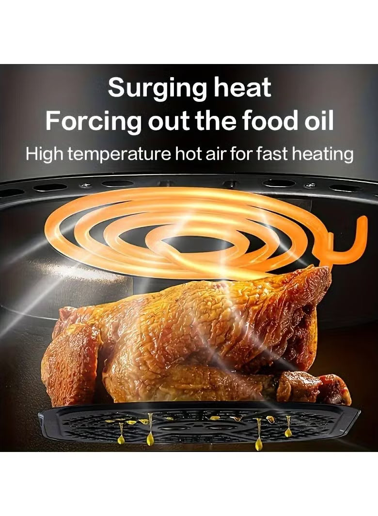 13.5 L Electric Air Fryer – Multi-Functional Large Capacity Cooker with Adjustable Temperature & Plug Converter