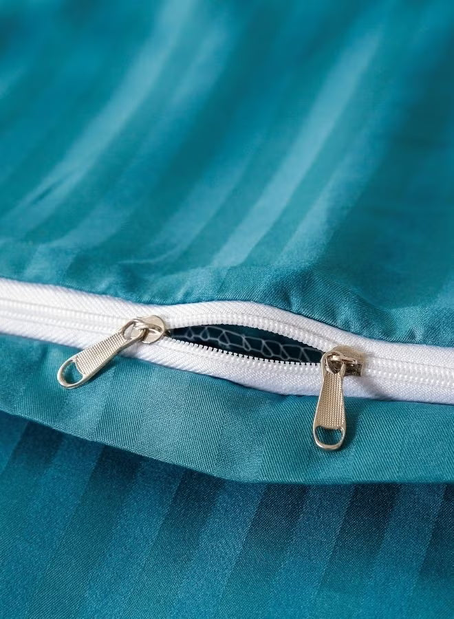 Premium King Size 6-Piece Bedding Set - Blue Stone