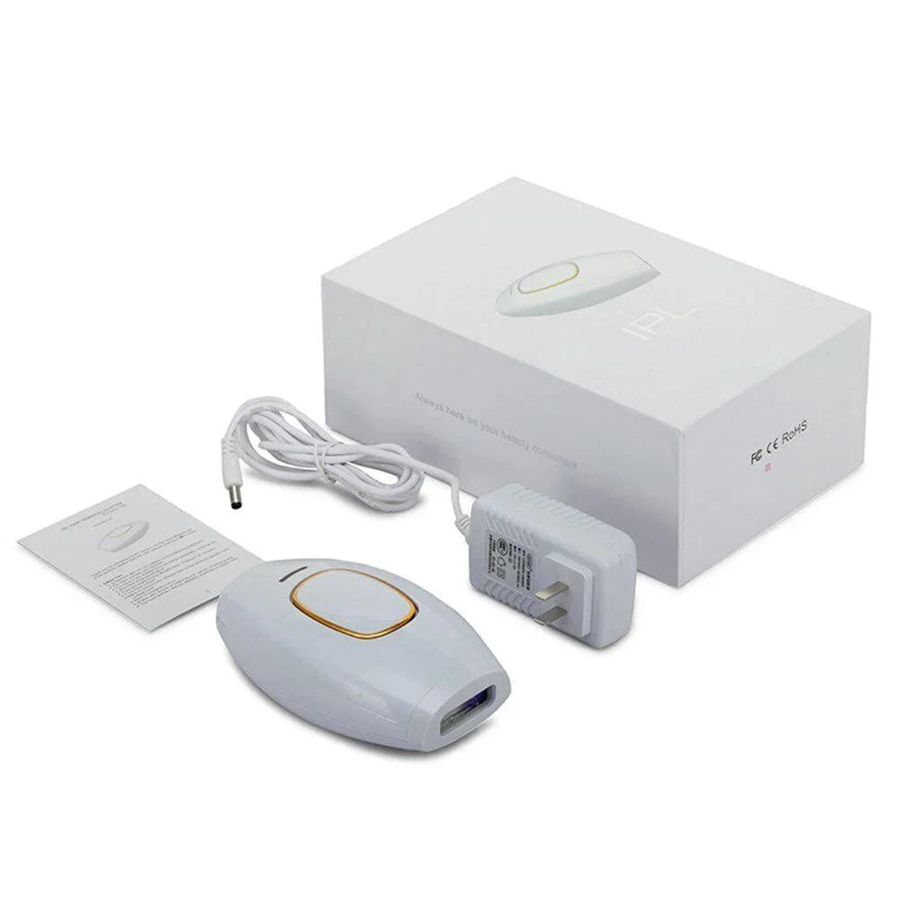 Home IPL Hair Removal Device - Professional Permanent Hair Reduction with 500,000 Flashes, Wireless & Lightweight