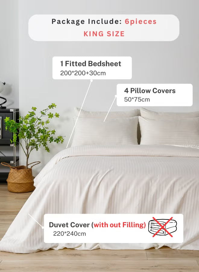 Premium King Size 6-Piece Bedding Set