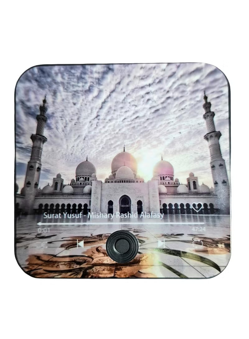 Islamic Fridge Quran Speaker – Surah & Zikr Player with USB-C Charging