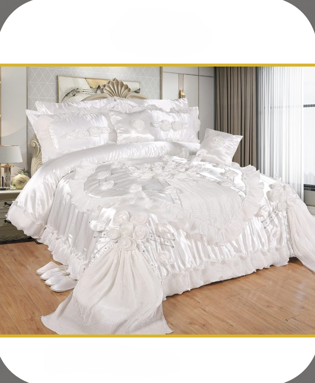 Royal Wedding Comforter Box – 16 PCS – Ivory Pearl